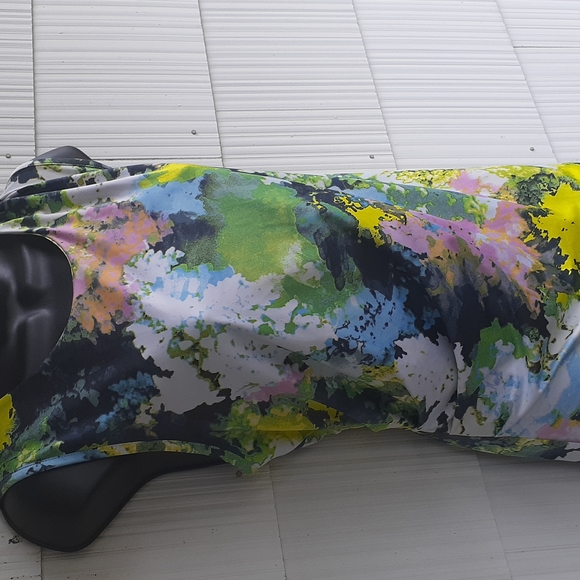 Summer Dress Liz Claiborne multi color size L/M - Picture 4 of 5